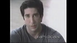 1998 David Schwimmer - The More You Know - Promo Commercial Ad