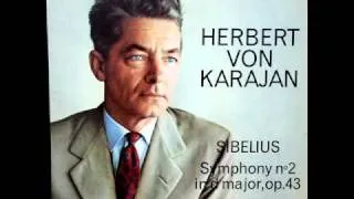 Sibelius / Von Karajan, 1961: Symphony No. 2 in D major, Op. 43 - Movements 3, 4 (Part 1)