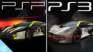Split/Second PSP vs. PS3 | Side by Side