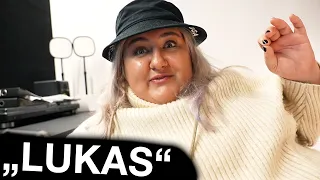 Das Video endet, wenn Sandra "Lukas" sagt