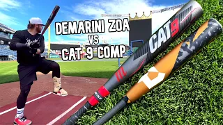 DeMarini ZOA vs. Marucci Cat 9 Composite | Battle for the BEST USSSA -5 Baseball Bat