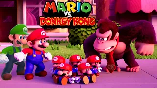 Mario vs Donkey Kong 2-Player Co-op - Full Game Walkthrough