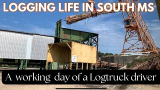 A WORKING DAY OF A LOGTRUCK DRIVER