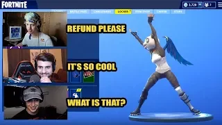 Ninja & Cizzorz & Sypherpk Reacts To New Dance Therapy Emote In Fortnite