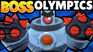 54 Brawlers VS BOSS for 1st! | Who is FASTEST?!