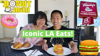 Exploring Iconic LA Eats With My Aunt | Tommy Burger & The Donut Man!