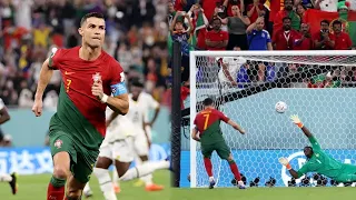 Cristiano Ronaldo Goal vs Ghana | All Angles | Fan Reaction | Portugal 3-2 Ghana | WC 2022