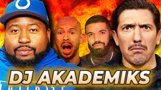 DJ Akademiks REACTS to Andrew Tate, Drake, & Kanye West