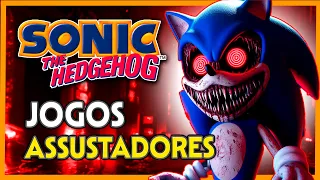 NOVOS jogos Assustadores do SONIC The Hedgehog que ninguém tem medo! 😱