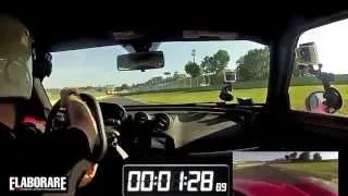 Alfa Romeo 4C 👉 SOUND, accelerazione, traiettorie a Vallelunga on board, tempo sul giro [4C stock]