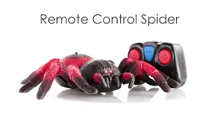 Terra by Battat RC Spider Tarantula Red Infrared Remote Control Spider with Creepy