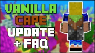 Minecraft - How To Get The Vanilla Cape! (UPDATE + FAQ)