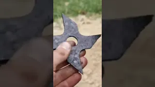 Rusty Bearing Ball FORGED into a SHURIKEN(720P_HD)