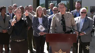 Sheriff Luna provides update on person of interest detained re: Murder of Deputy Ryan Clinkunbroomer
