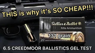 BUDGET HUNTING AMMO! 6.5 Creedmoor Sellier & Bellot 131gr SP Ammo Test