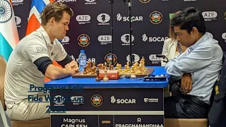 Fide World Cup || Praggnanandhaa vs Carlsen || 2023 Tie Breaker