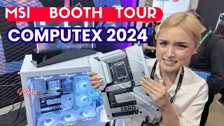 MSI Booth Tour COMPUTEX 2024 | CAMM2 | Every GPU | New MOBOs