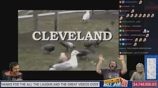 Simon, Lewis and Mousie React to Cleveland Tourism Video 1 and 2 with Twitch Chat