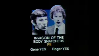 Invasion of the Body Snatchers (1978) movie review - Sneak Previews with Roger Ebert and Gene Siskel