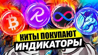 Киты Покупают Эти Монеты | Bitcoin (btc), Reef (REEF), Internet Computer (ICP), 1inch (1INCH)