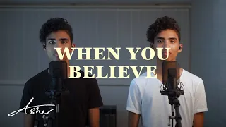 WHITNEY HOUSTON & MARIAH CAREY - When You Believe (Cover by Asher Japhta) - Duet With Myself