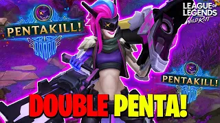 DOUBLE PENTA!! - LEAGUE of LEGENDS WILD RIFT WTF & Funny Moments #61