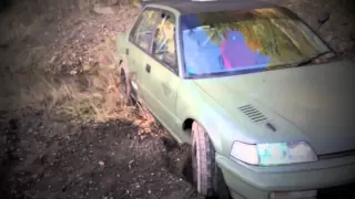 CRASH!!! Mountain Road Run pt.2 b16 ef civic sedan crx4dr