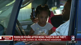 Child found after car theft at laundromat in northeast Houston, police say