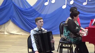 С.Коняев "Концертная пьеса для баяна с оркестром", 2017 год.