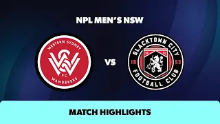 NPL Men's NSW Round 11 Highlights – WSW v Blacktown City