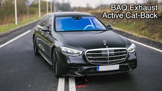 Mercedes S580 4Matic 4.0 2023 W223 | Active Cat-Back | BAQ Exhaust sound