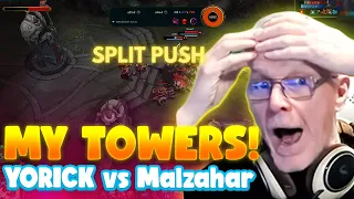 They are MY TOWERS~!   Classic #yorick split push.