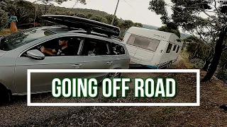 Going "Off Road" // 1,8 Tonnes of Caravan // Uphill in Portugal