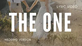 The One 💍  Acoustic Wedding Arrangement - Lyric Video (Kodaline Cover) by Matt Johnson & John Adams