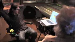 Skrillex in the studio creating music! (R.I.P Ray Manzarek)