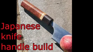 Making a Japanese style knife handle