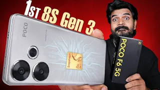 POCO F6 Unboxing & initial impressions || 1st Phone with Snapdragon 8s Gen 3 ||