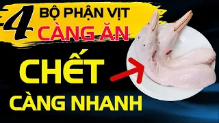 4 Bộ Phận Của Vịt Có Thèm Cũng Không Được Ăn Kẻo RƯỚC BỆNH VÀO NGƯỜI