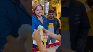 Mian kashif zameer at packages mall Lahore Pakistan #icecream #turkey #turkishicecream #viral