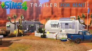 Trailer Park FOR RENT (noCC) THE SIMS 4 | Stop Motion