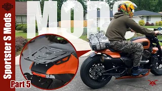 What?!?!? A Luggage Rack on a HD Sportster S! | Kemimoto | Installation