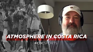 Chris Jones on CanMNT's first 'CONCACAF atmosphere' in Costa Rica | CBC Sports