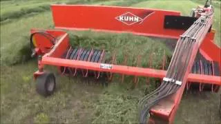 Merging Hay! With John Deere 6300 & Kuhn Merge Maxx MM300