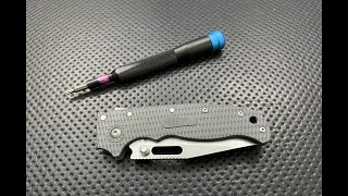 How to disassemble and maintain the Demko Knives AD-20.5 Shark Lock Pocketknife