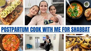 Postpartum Cook With Me For Shabbat