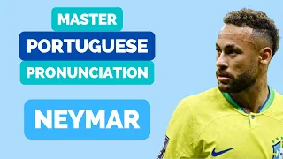 Portuguese vs Spanish pronunciation // with Neymar