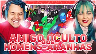 [SEM SPOILERS] AMIGO OCULTO DOS HOMENS-ARANHAS - PARTE 1 | VOICE MAKERS ‹ REACT ›