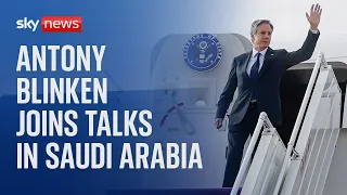 US Secretary of State speaks at the World Economic Forum in Saudi Arabia