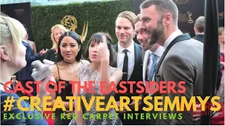 Cast of "Eastsiders" interviewed at 43rd Daytime Creative Arts Emmy Awards #CreativeArtsEmmys