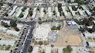 Drone over Imperial Courts Projects (Watts)